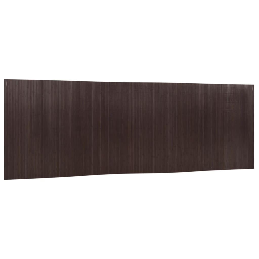 Kamerscherm breedte 600 cm hoogte 165 cm bamboe donkerbruin – afbeelding 2