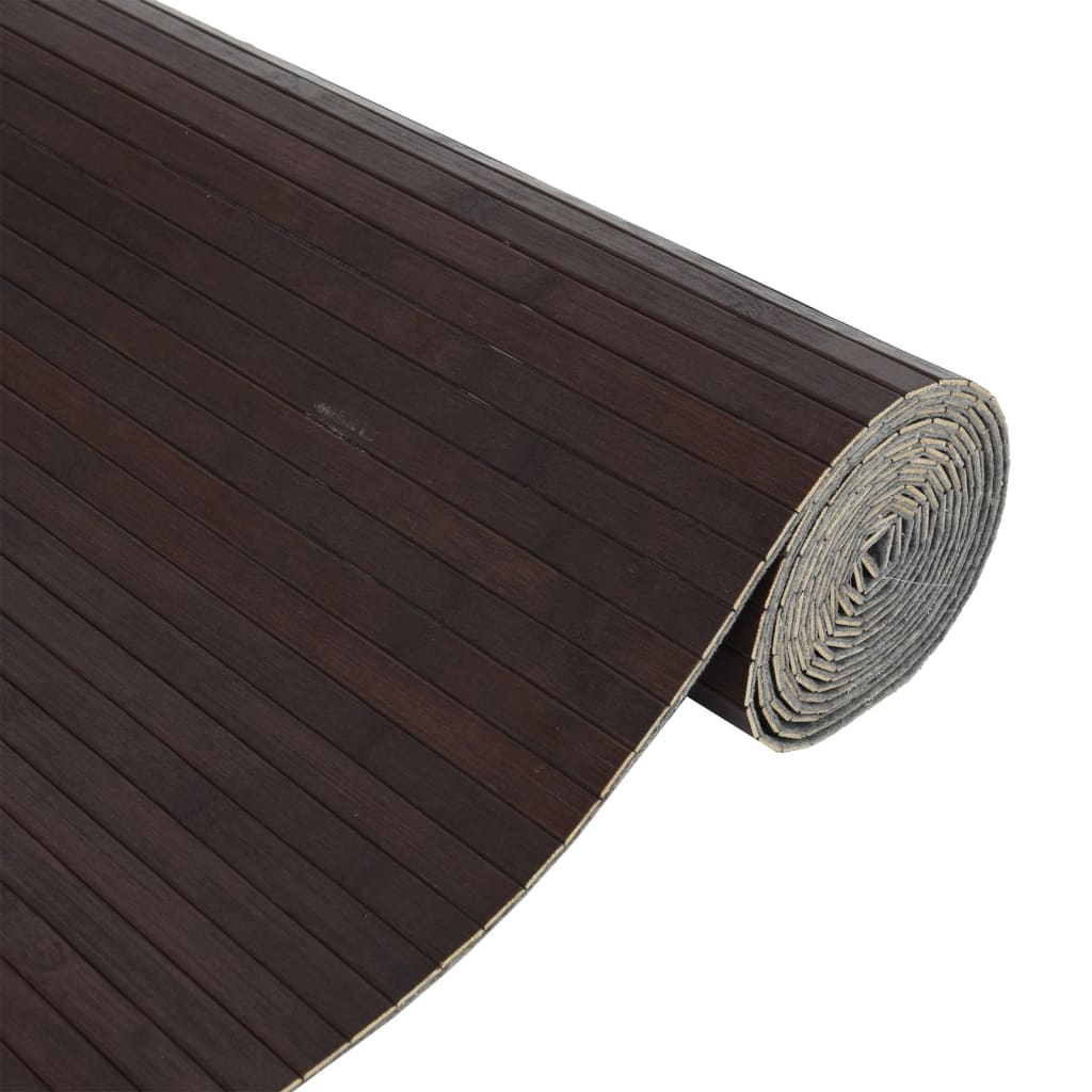 Kamerscherm breedte 600 cm hoogte 165 cm bamboe donkerbruin – afbeelding 5