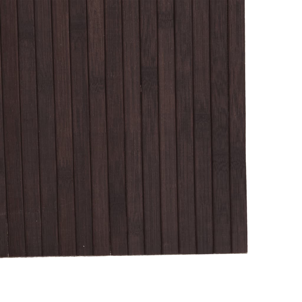 Kamerscherm breedte 600 cm hoogte 165 cm bamboe donkerbruin – afbeelding 7