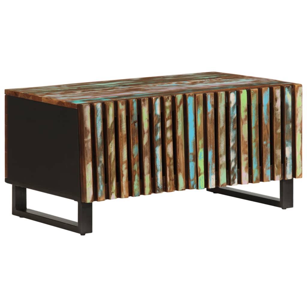 Salontafel 80x51x40 cm massief acaciahout – afbeelding 1
