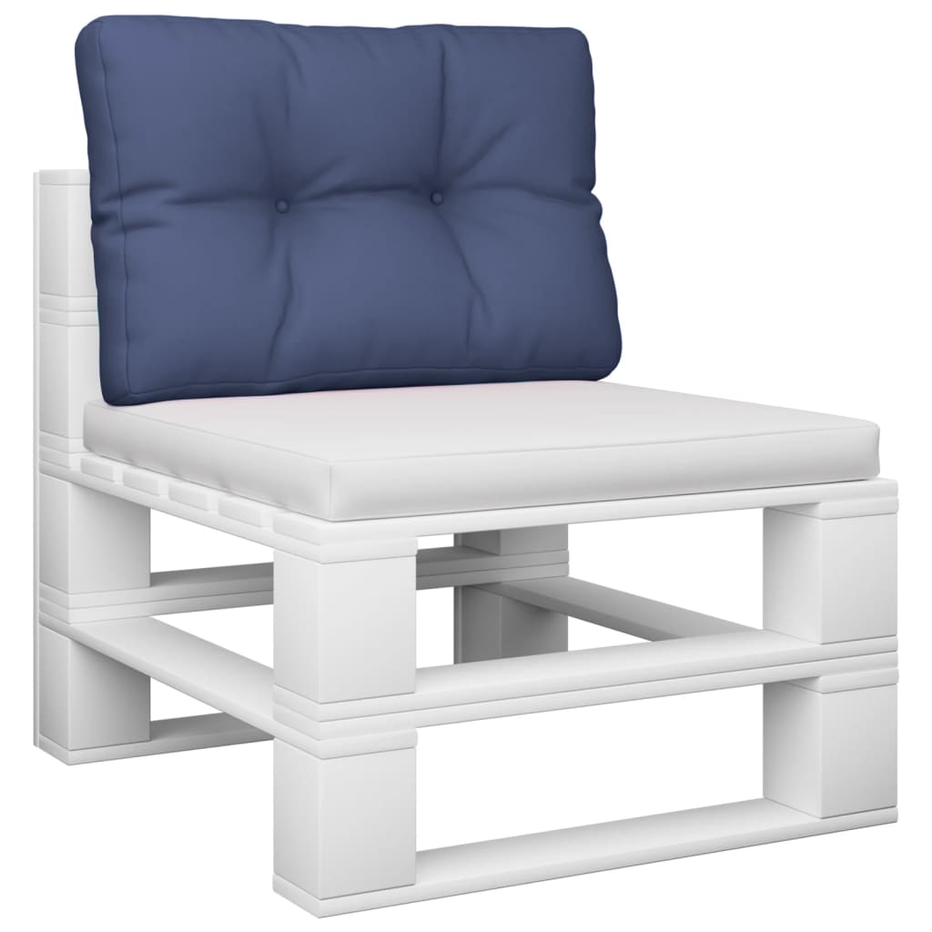 Palletkussen 60x40x12 cm stof marineblauw – afbeelding 3