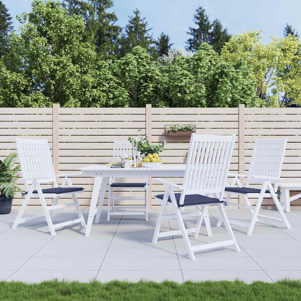 Palletkussens 4 st 40x40x4 cm oxford stof marineblauw