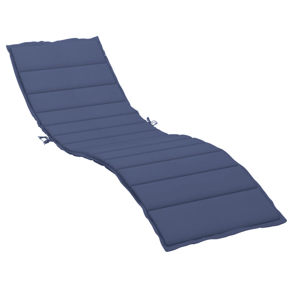 Ligbedkussen oxford stof marineblauw – afbeelding 2