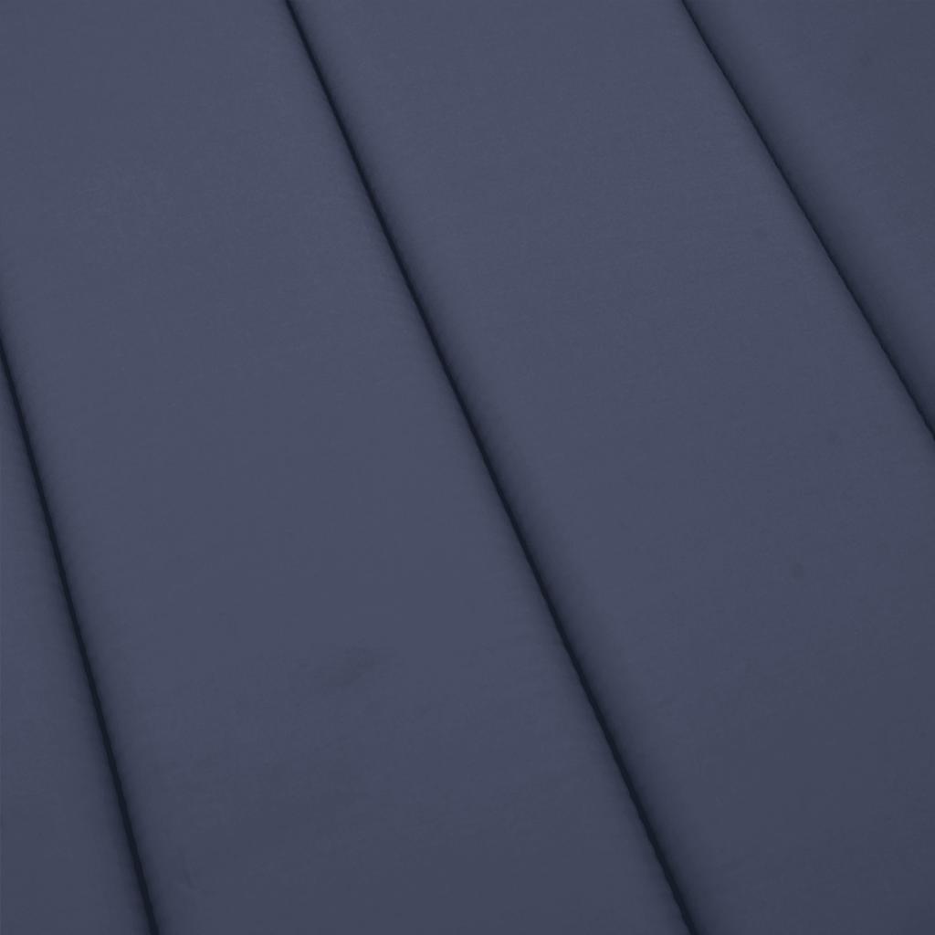 Ligbedkussen 180x60x4 cm oxford stof marineblauw – afbeelding 7