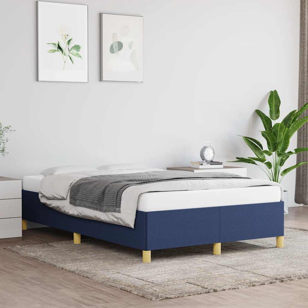 Bedframe zonder matras 120x190 cm stof blauw – afbeelding 1
