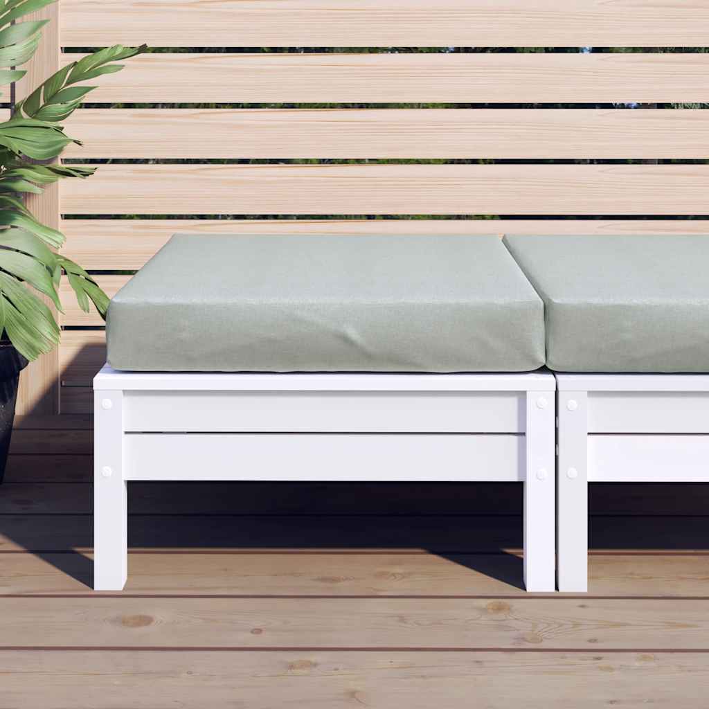 Palletkussen 60x60x9,5 cm stof gemêleerd lichtgrijs – afbeelding 3