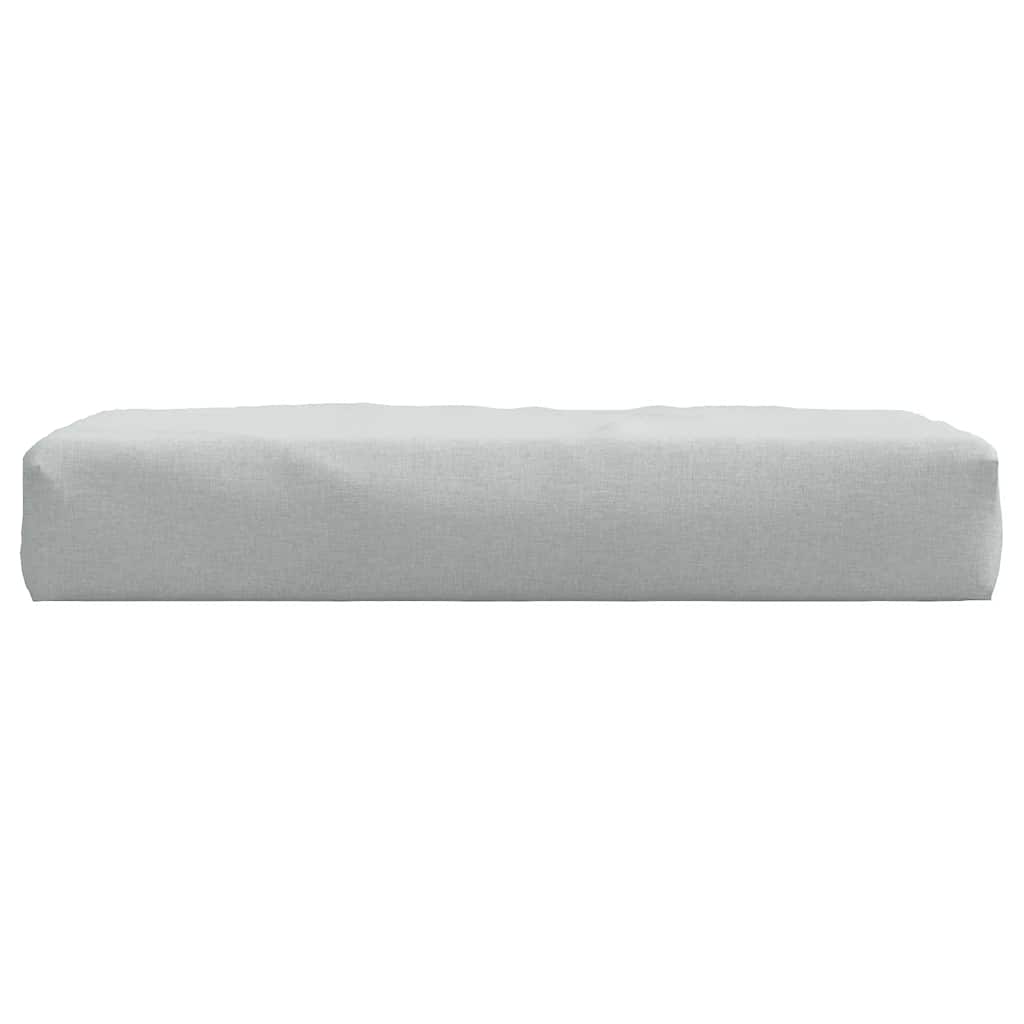 Palletkussen 60x60x9,5 cm stof gemêleerd lichtgrijs – afbeelding 4