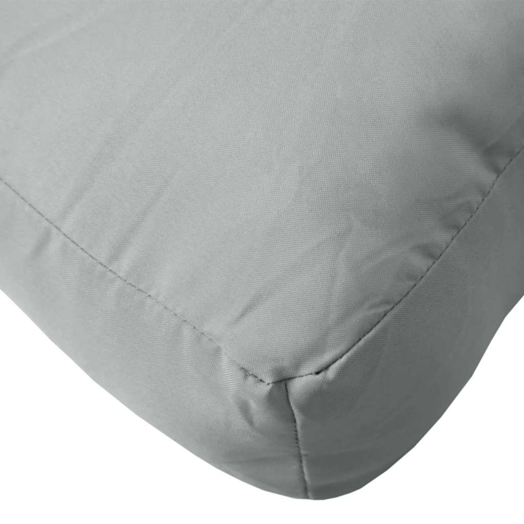 Palletkussen 60x60x9,5 cm stof gemêleerd lichtgrijs – afbeelding 5