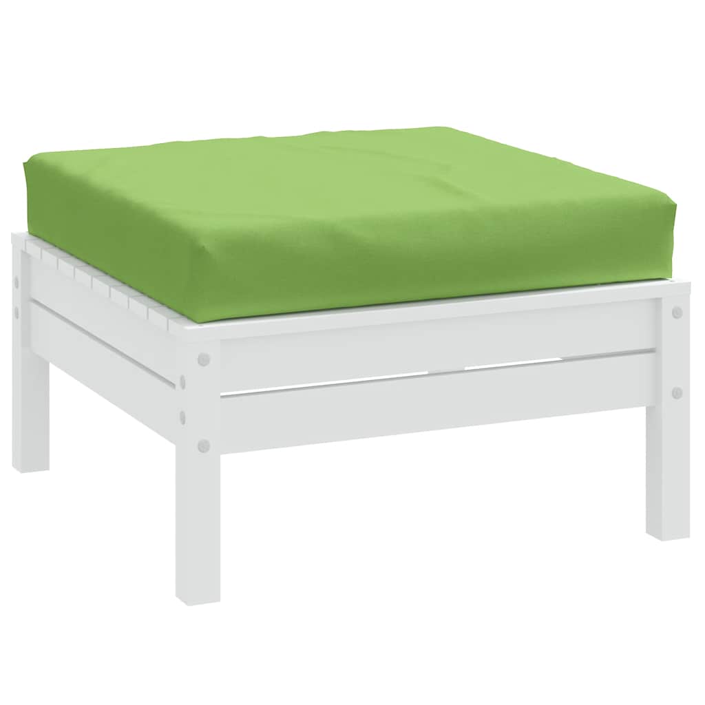 Palletkussen 60x60x9,5 cm stof gemêleerd groen