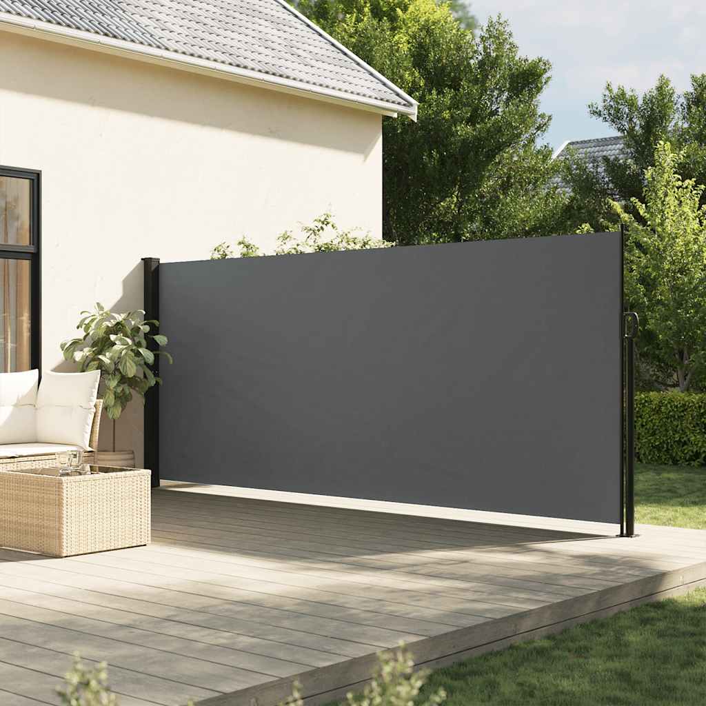 Uitschuifbaar zijluifel antraciet 160x300 cm
