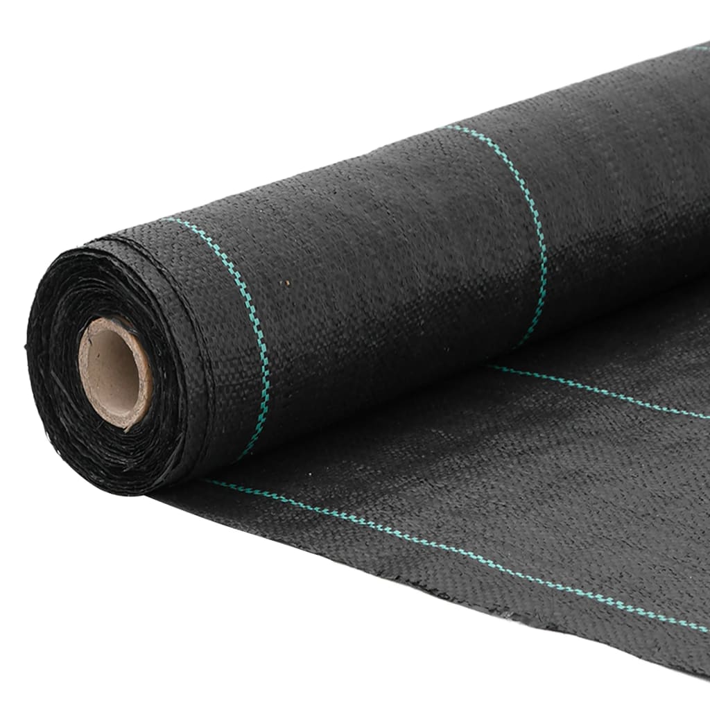 Worteldoek 0,5x25 m polypropeen zwart – afbeelding 3