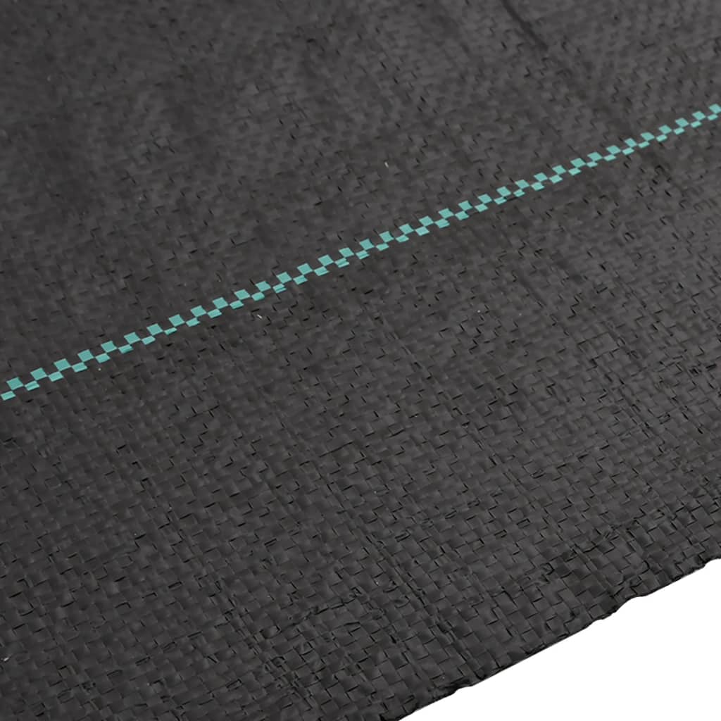 Worteldoek 1x25 m polypropeen zwart – afbeelding 4