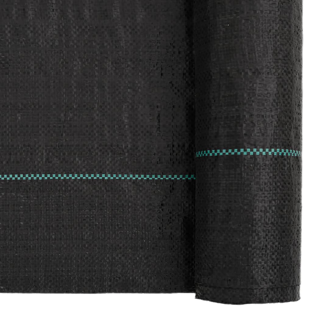 Worteldoek 1x25 m polypropeen zwart – afbeelding 6