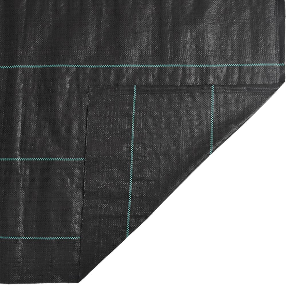 Worteldoek 1x25 m polypropeen zwart – afbeelding 7