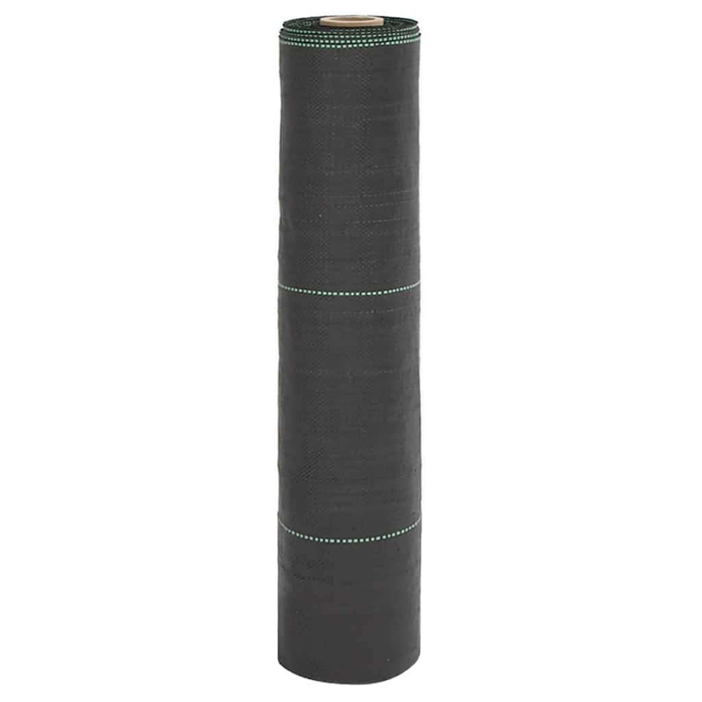 Worteldoek 0,5x100 m PP zwart
