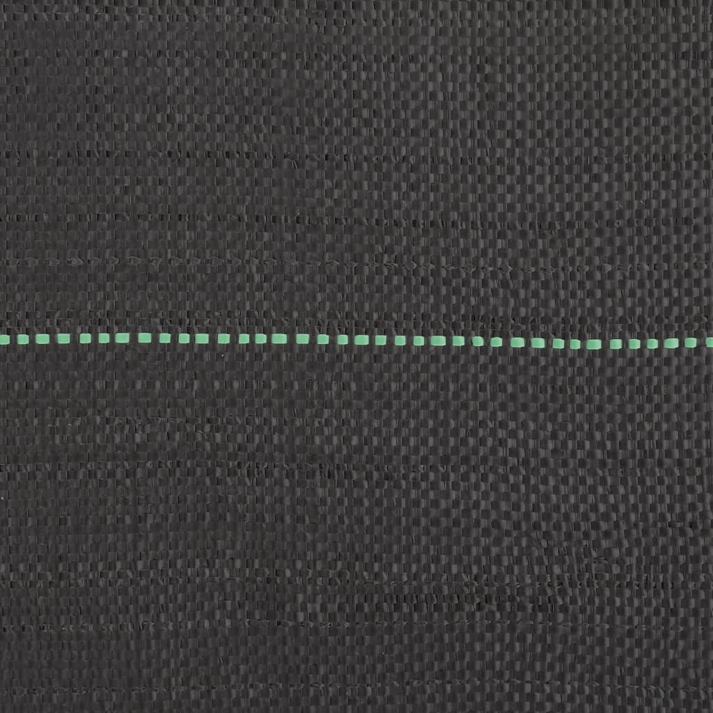 Worteldoek 2x100 m polypropeen zwart – afbeelding 5