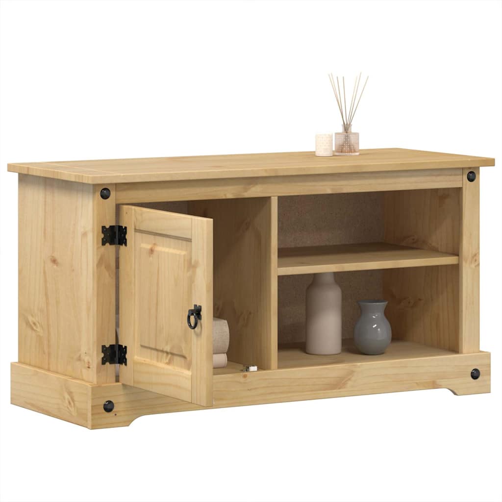 Tv-meubel Corona 100x40x52 cm massief grenenhout