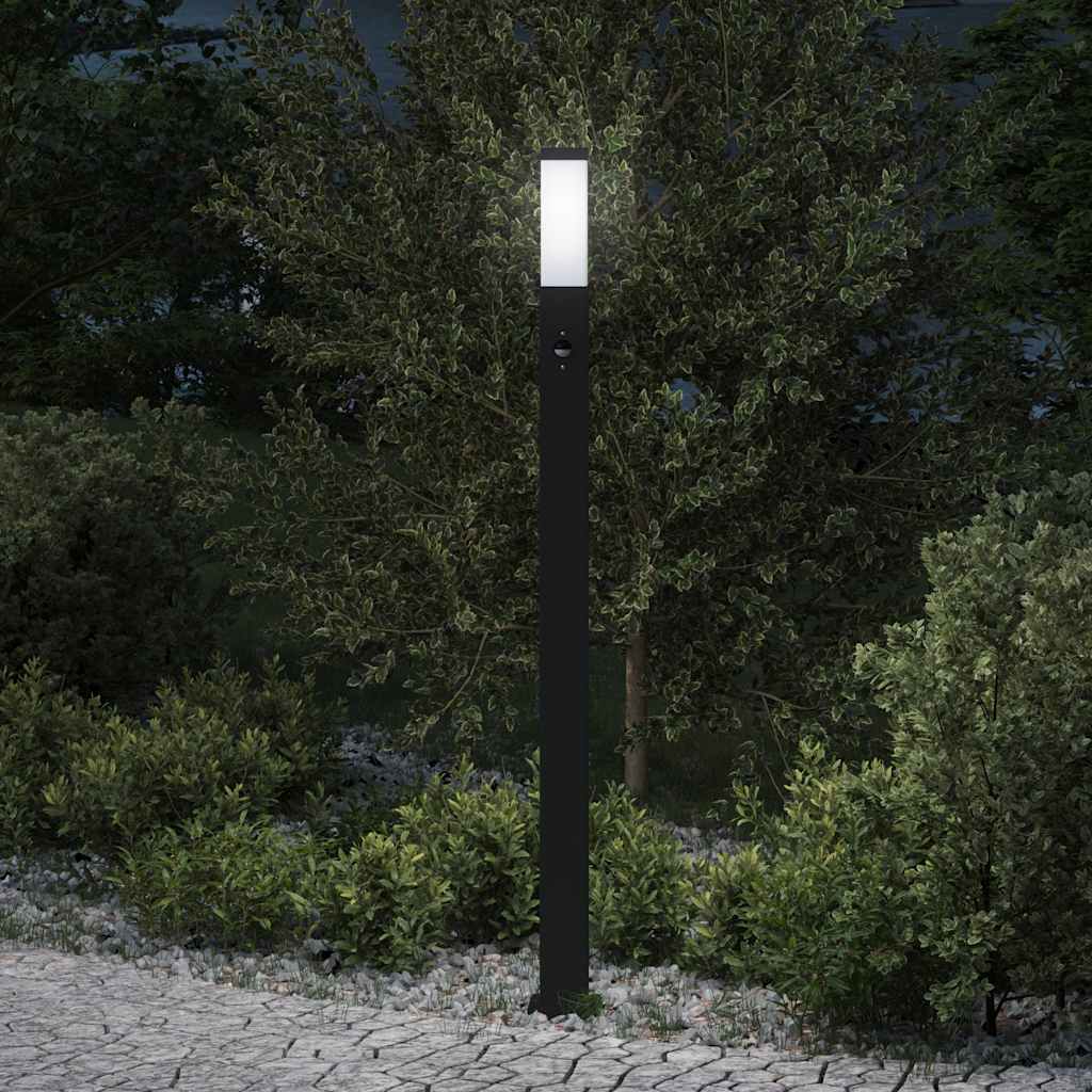 Bolderverlichting met sensor 110 cm zwart IP44