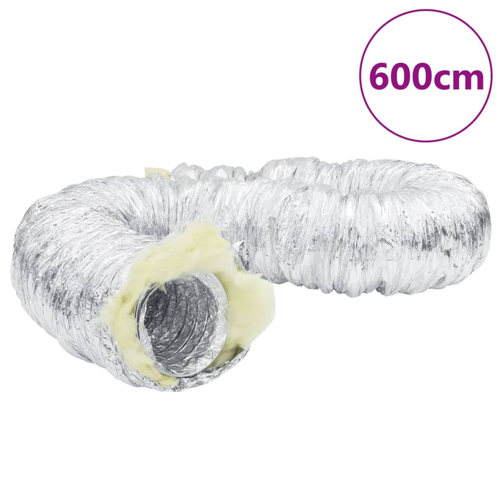 Ventilatieslang geïsoleerd Ø12,5 cm 6 m aluminium – afbeelding 1