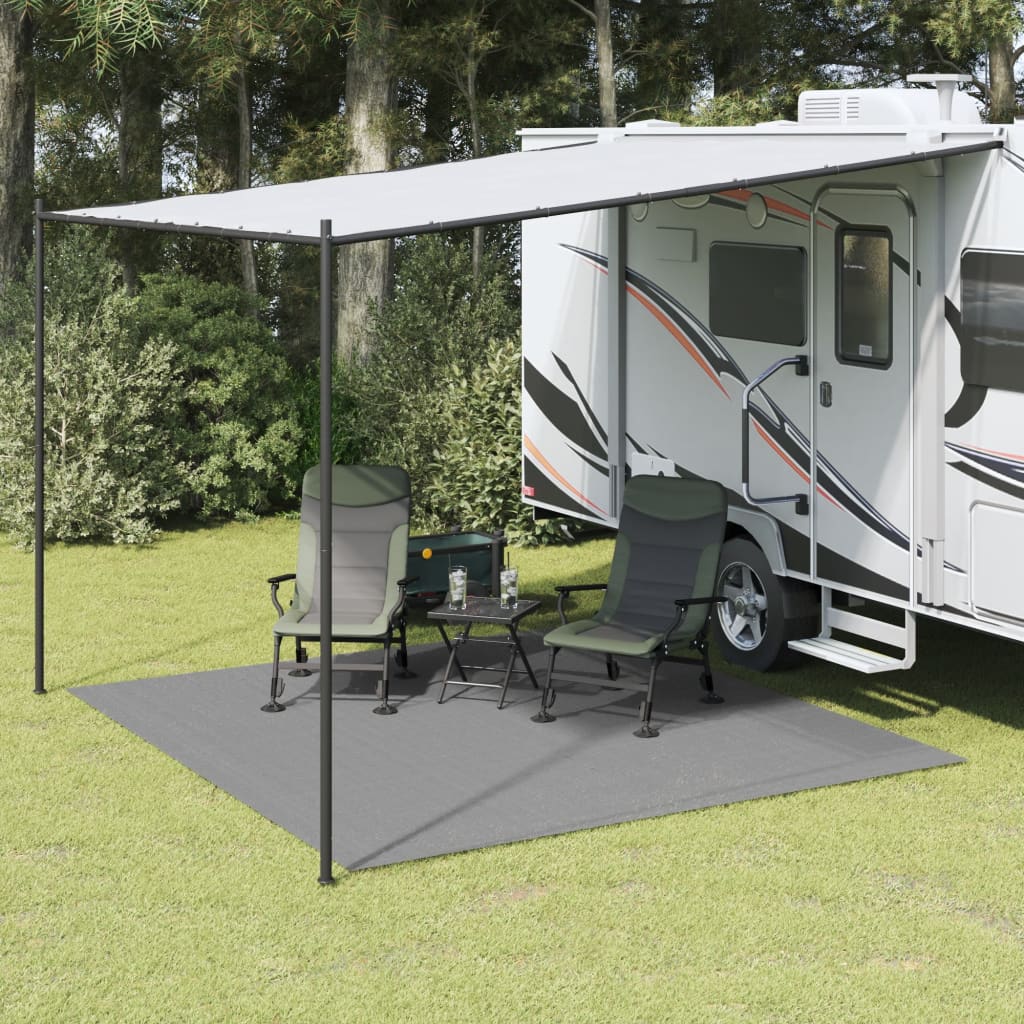 Tenttapijt 3x3 m antracietkleurig