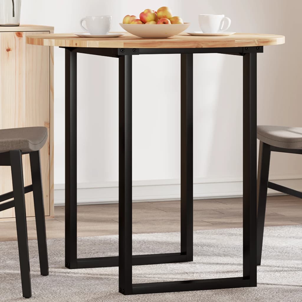 Tafelblad rond Ø 80x2 cm massief acaciahout