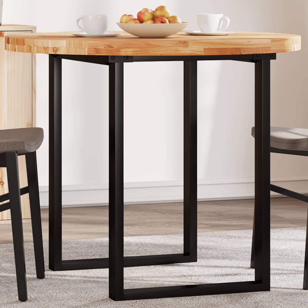 Tafelblad rond Ø 90x4 cm massief acaciahout