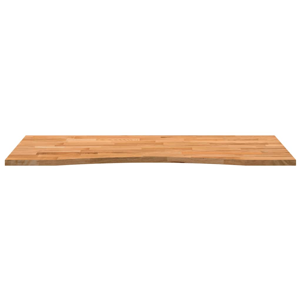Bureaublad rechthoekig 120x50x2,5 cm eikenhout lichtbruin – afbeelding 5