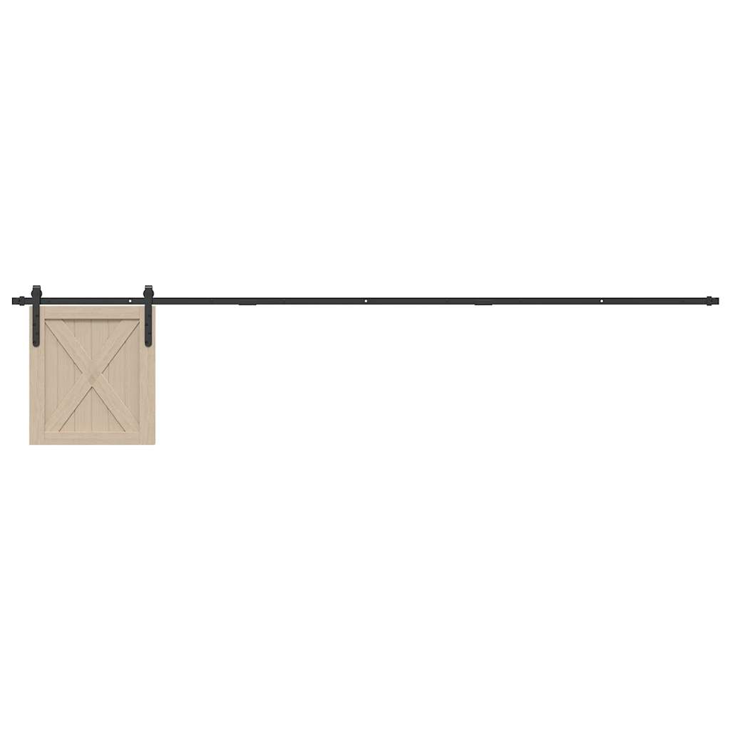 Ophangset voor schuifdeur 244 cm koolstofstaal