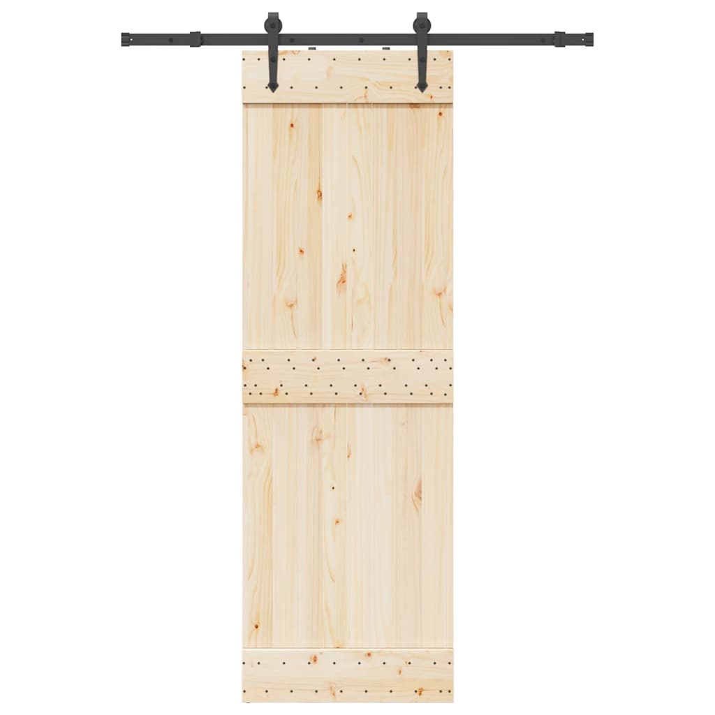Doos met onderdelen voor schuifdeur 152,5 cm staal zwart