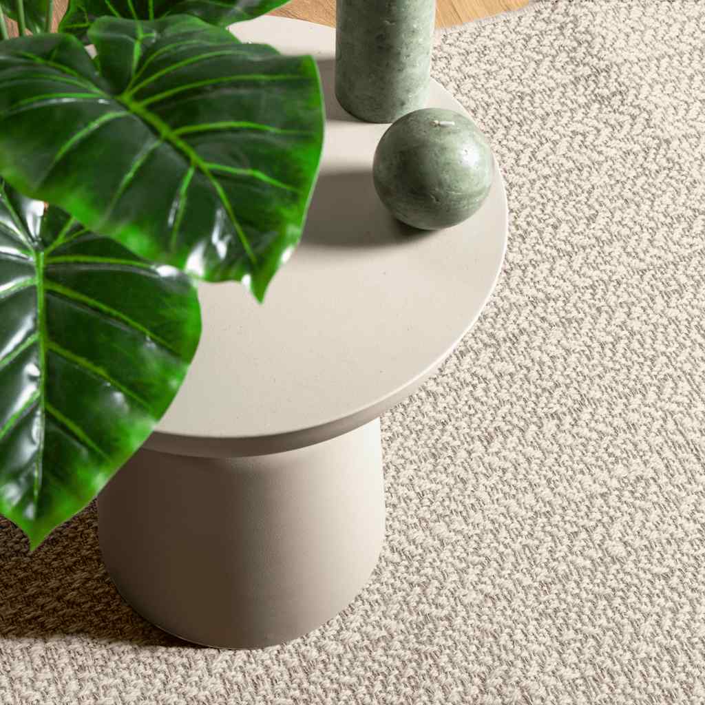 Vloerkleed ZIZUR room binnen en buiten 100x200 cm jute look – afbeelding 2