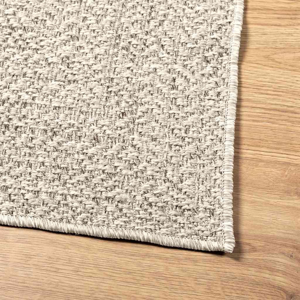 Vloerkleed ZIZUR room binnen en buiten 100x200 cm jute look – afbeelding 8