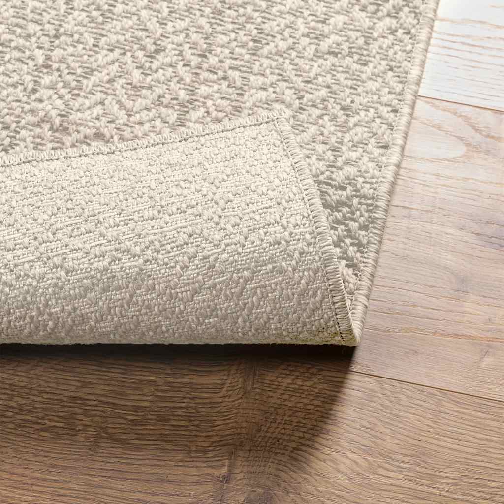 Vloerkleed ZIZUR room binnen en buiten 240x340 cm jute look – afbeelding 7