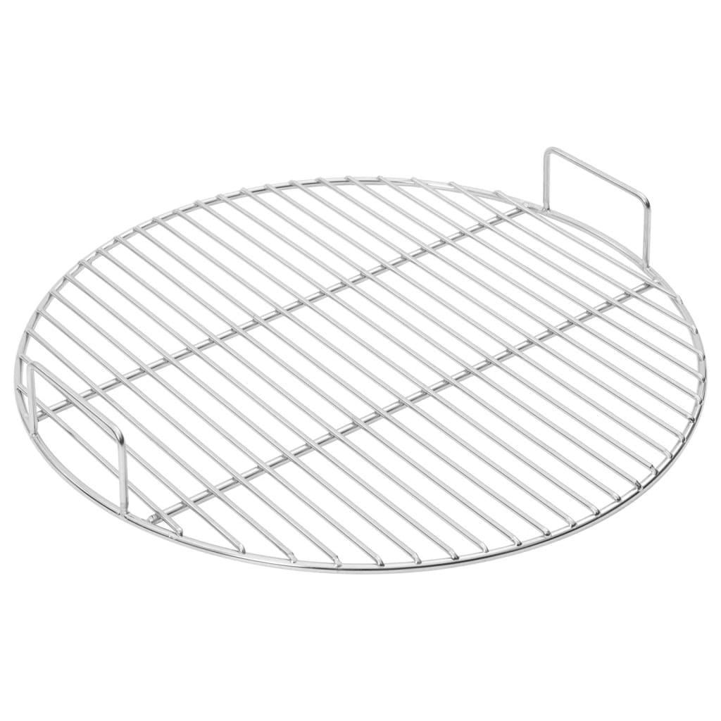 Barbecuerooster met handgrepen rond Ø44,5 cm 304 roestvrijstaal – afbeelding 1