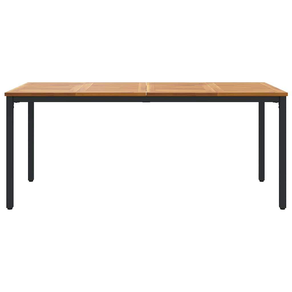 Buiten Tafel Natuurlijk en Zwart 180 x 90 x 75 cm – afbeelding 5