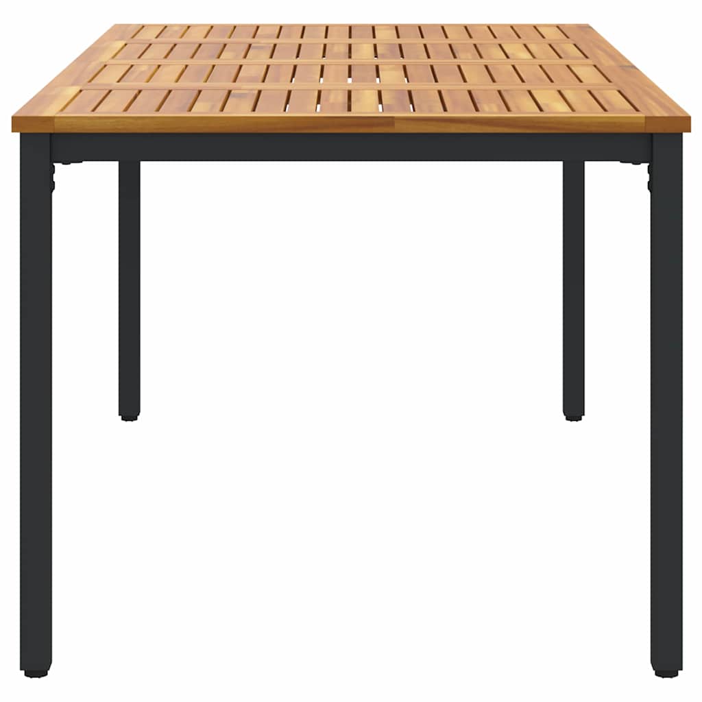 Buiten Tafel Natuurlijk en Zwart 180 x 90 x 75 cm – afbeelding 6