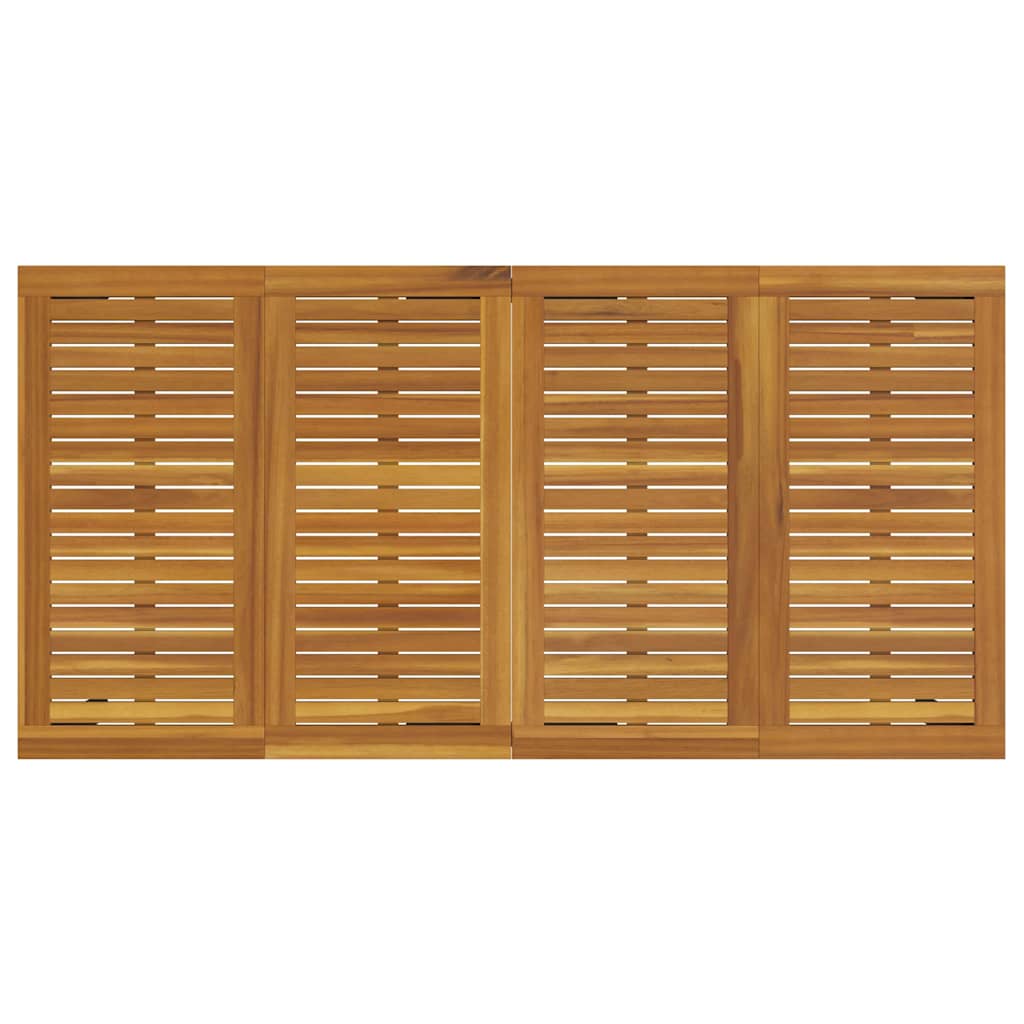 Buiten Tafel Natuurlijk en Zwart 180 x 90 x 75 cm – afbeelding 7