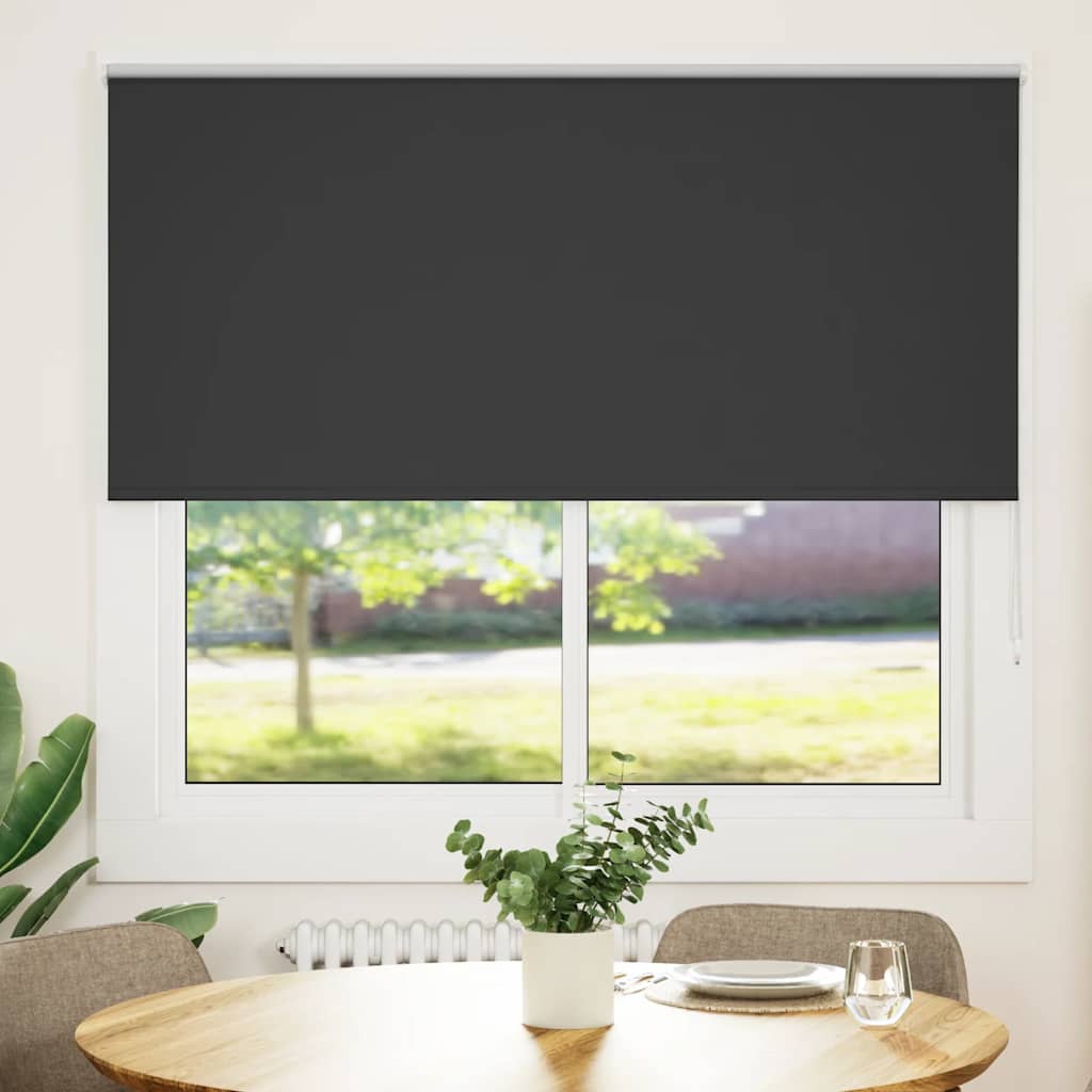 Rolgordijn verduisterend 165x175 cm stofbreedte 161,6 cm zwart