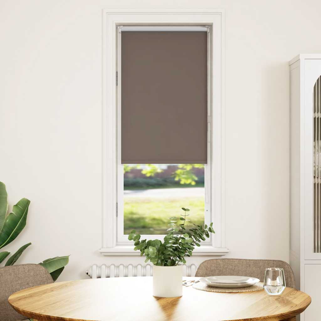 Rolgordijn verduisterend koffie 50x130 cm stofbreedte 45,7 cm