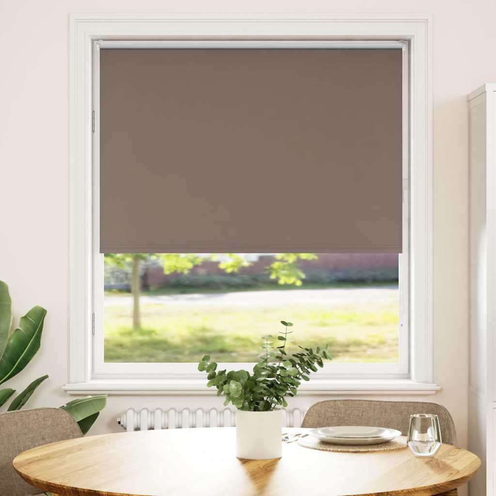 Rolgordijn verduisterend koffie 105x150 cm stofbreedte 100,7 cm