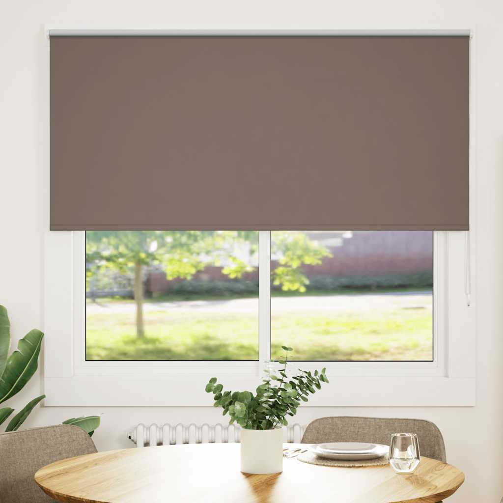 Rolgordijn verduisterend koffie 165x150 cm stofbreedte 161,6 cm