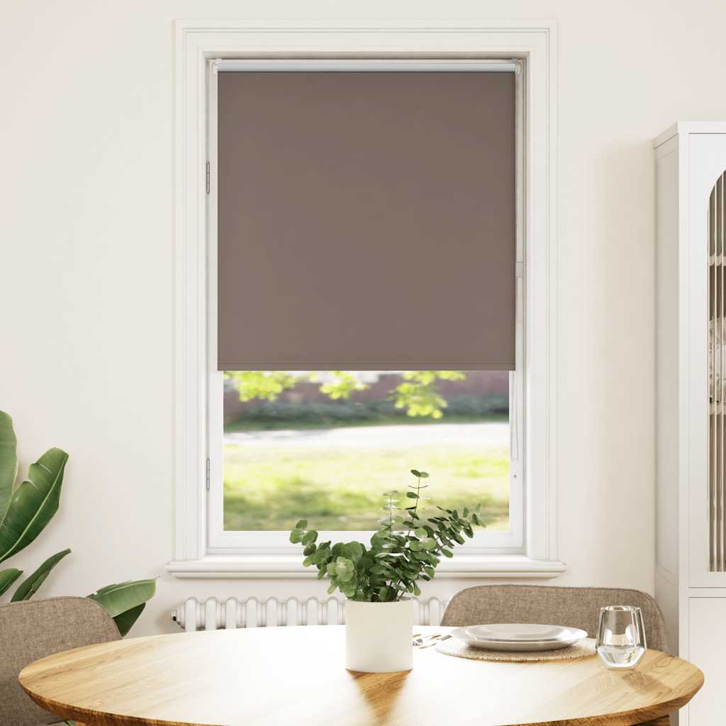 Rolgordijn verduisterend koffie 65x175 cm stofbreedte 60,7 cm