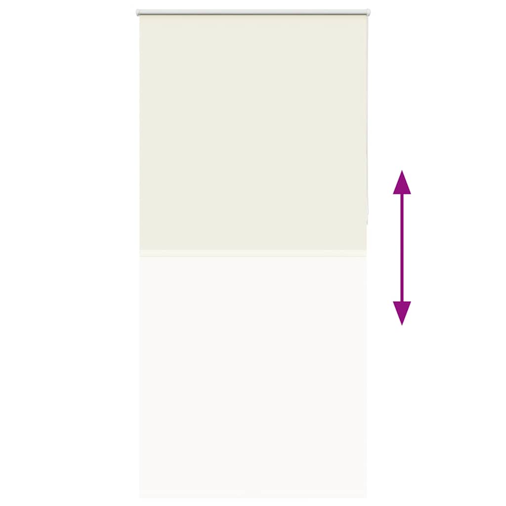 Rolgordijn verduisterend gebroken wit 90x230 cm stofbreedte – afbeelding 5