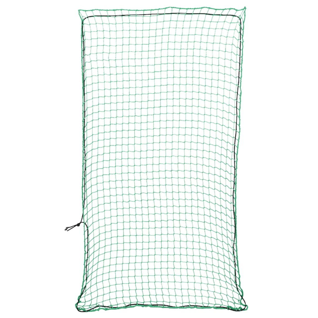 Aanhangwagennet elastisch touw 7x3,5 m polypropeen groen – afbeelding 1