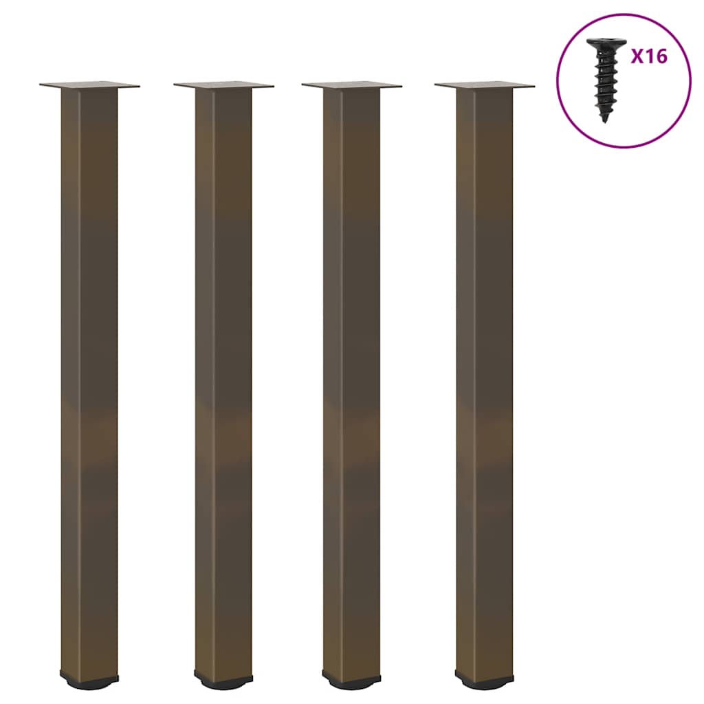 Bartafelpoten 4 st 110-112 cm staal naturel