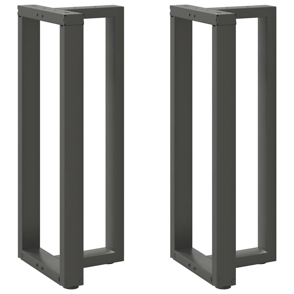 Bartafelpoten 2 st T-vormig 40x35x(100-101) cm staal antraciet