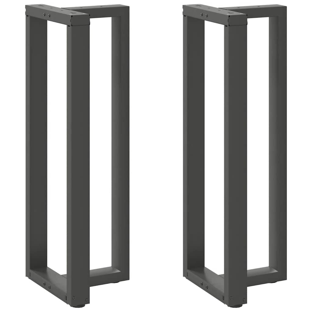 Bartafelpoten 2 st T-vormig 40x35x(110-111) cm staal antraciet