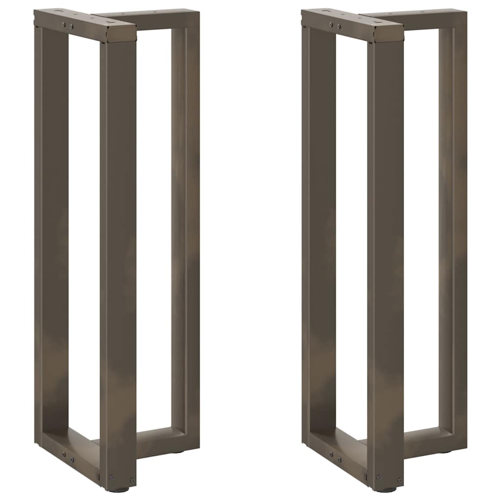 Bartafelpoten 2 st T-vormig 40x35x(110-111) cm staal naturel – afbeelding 1