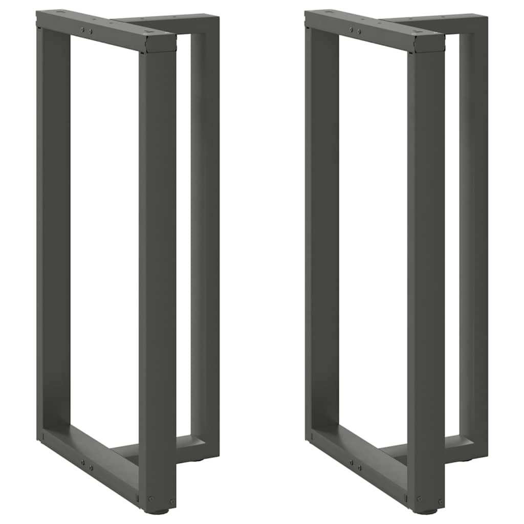 Bartafelpoten 2 st T-vormig 60x35x(110-111) cm staal antraciet