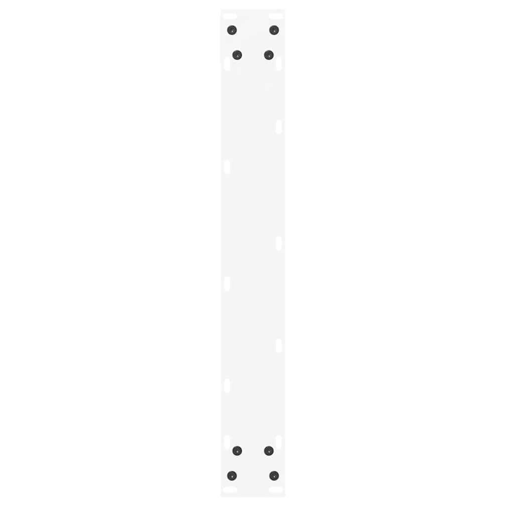 Eettafelpoten 2 st U-vormig 60x(72-73) cm staal wit – afbeelding 7