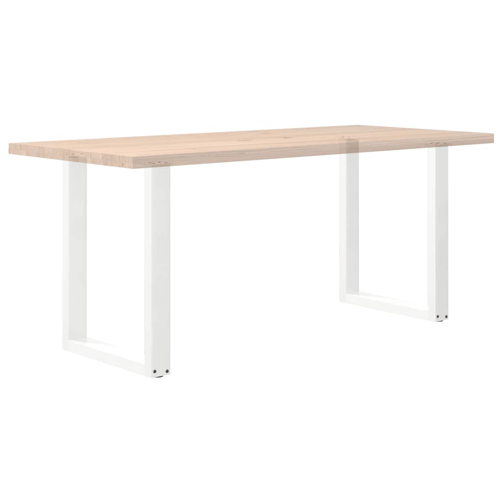 Eettafelpoten 2 st U-vormig 60x(72-73) cm staal wit – afbeelding 8